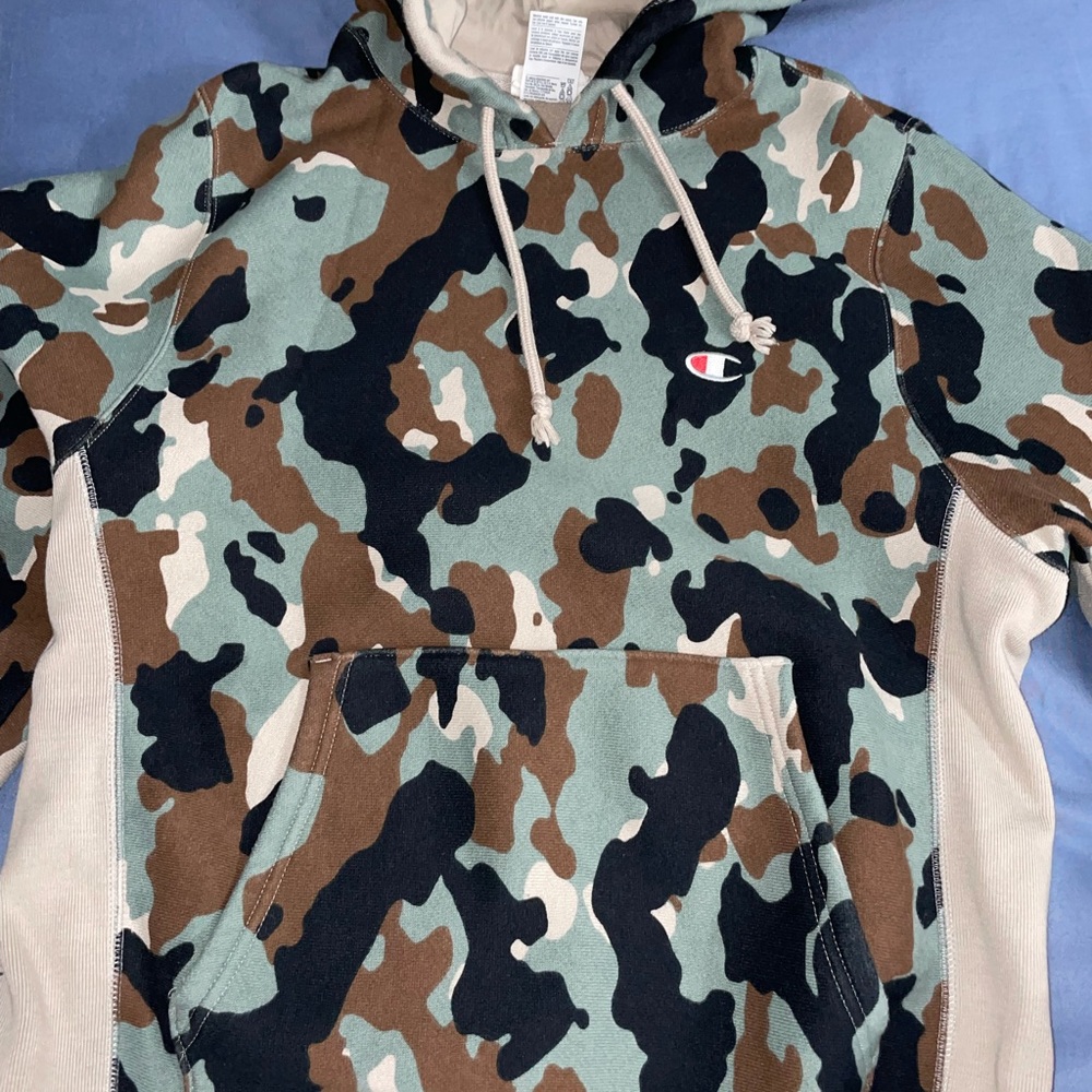 Champion Reverse Weave Camo Hoodie